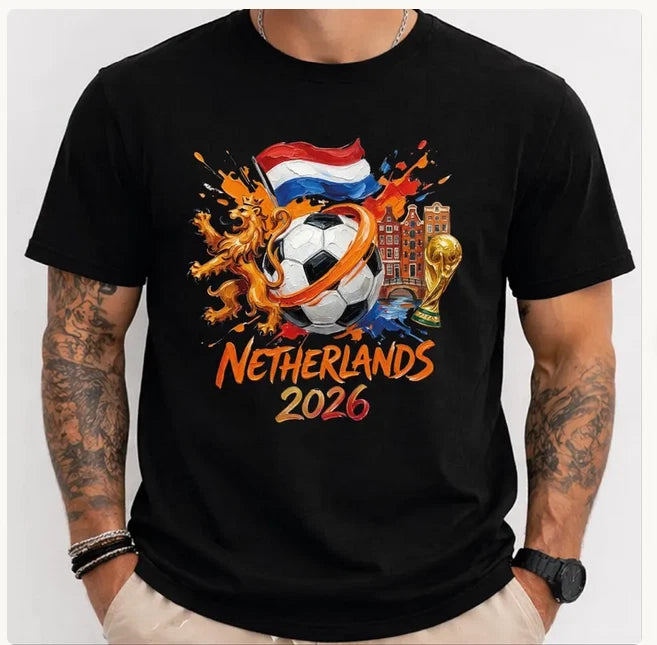 Netherlands 2026 World Cup Shirt Dutch Football T Shirt