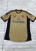 VINTAGE ADIDAS AC MILAN SOCCER JERSEY 2013 RETRO Y2K RARE size L