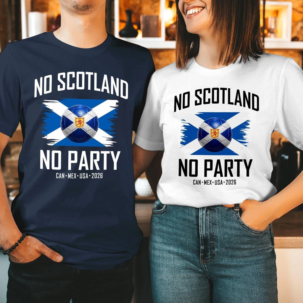No Scotland No Party, We'll Be Coming, 2026 Football Fan T-Shirt (SC-8)