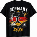 Germany 2026 World Cup Deutschland Football Fan T Shirt Mens Womens Kids