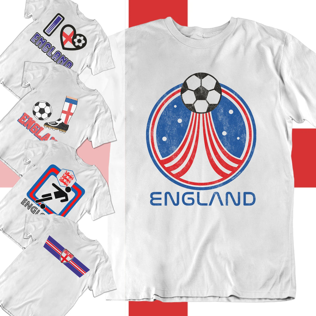 Adults or Kids Choice Of ENGLAND Football T-Shirts 2026 English World Cup Euro