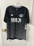 New Balance Boston Bolts Soccer Jersey Mens Large Black #50 BBJI NB Dry NWT