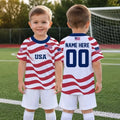 Personalized USA World Soccer 2026 Name & Number All Print Gift Fans