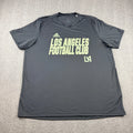 Adidas Los Angeles Football Club LAFC Men's XL Black Aeroready Soccer T-Shirt