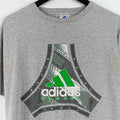 Adidas Soccer T-Shirt Small World Sport VTG 90s Blokecore Streetwear Distressed