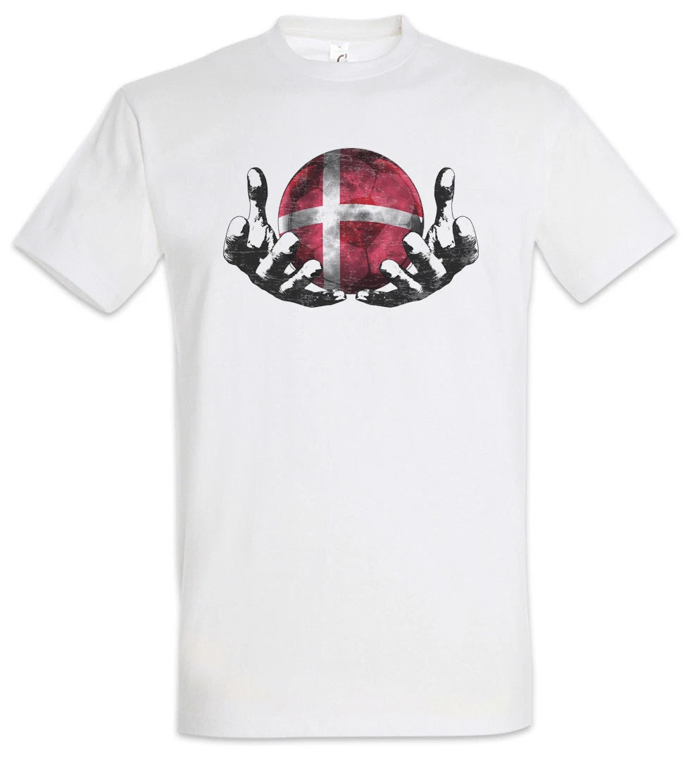 Denmark Football Magic Ball T-Shirt danish Soccer Flag Banner World Championship