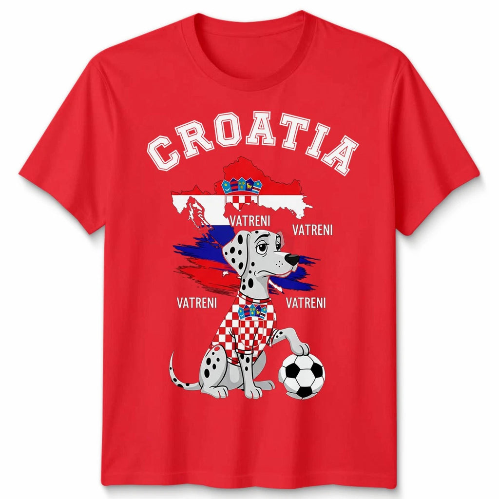 Croatia Country Pride Unisex Football T Shirt Croatian Soccer Fan Mens Women Tee