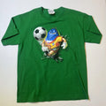 Vintage m&m blue M&M  character playing soccer rare kids medium