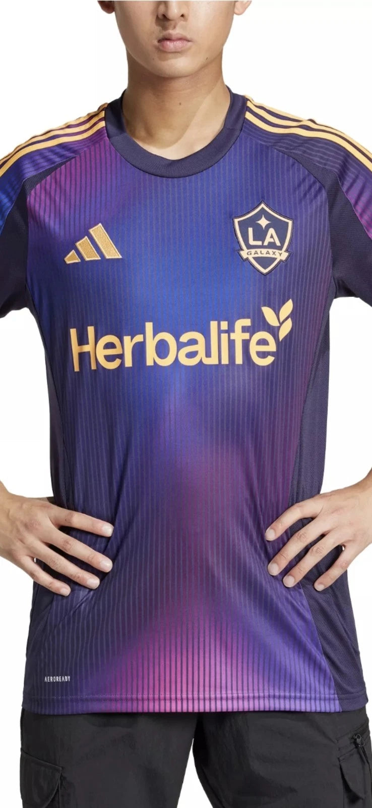 NWT Los Angeles Galaxy Adidas Climalite 2025  Rizon Jersey Mens XL