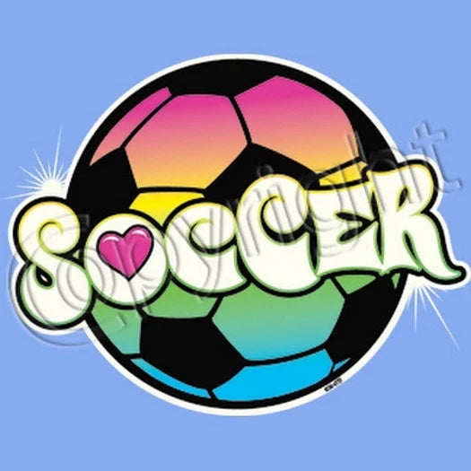 Soccer Ball - Neon T Shirt You Choose Style, Size, Color 10845