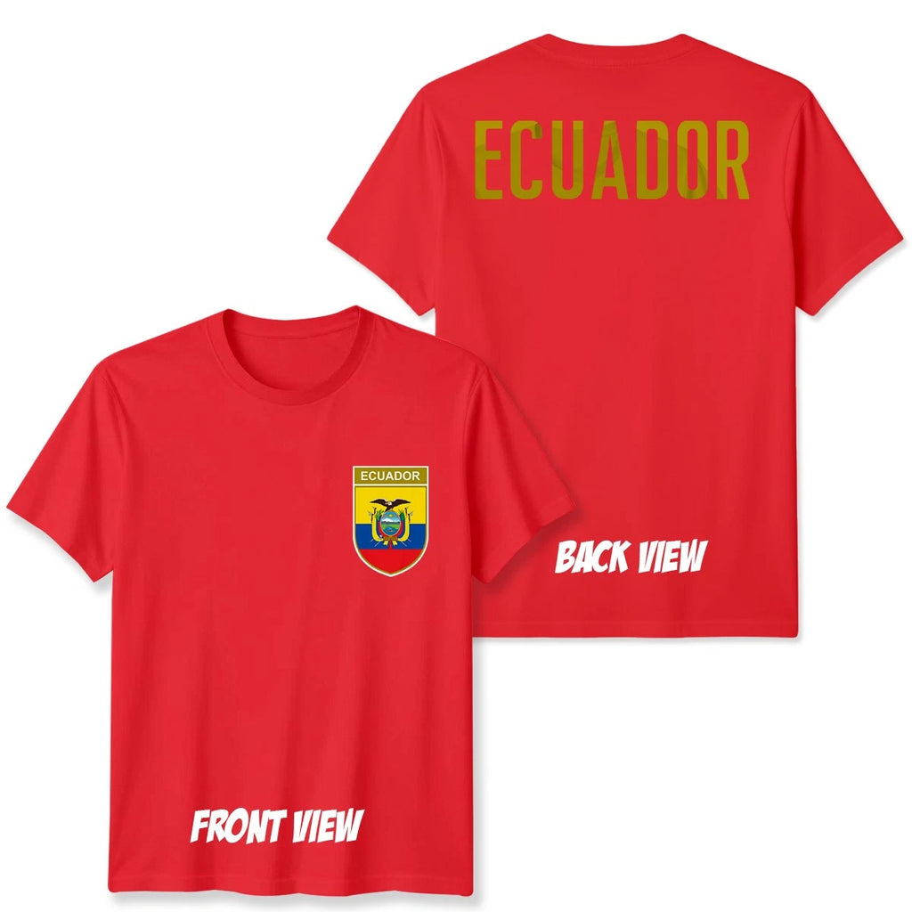Ecuador Football Unisex Kids T-Shirt Country Pride Soccer Tee #WC