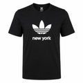 Adidas Originals New York T-Shirt Men’s Small Black Trefoil Logo NWT