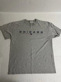 Chicago Fire Windy City Soccer Club T Shirt Gray Vintage Graphic Print Size L