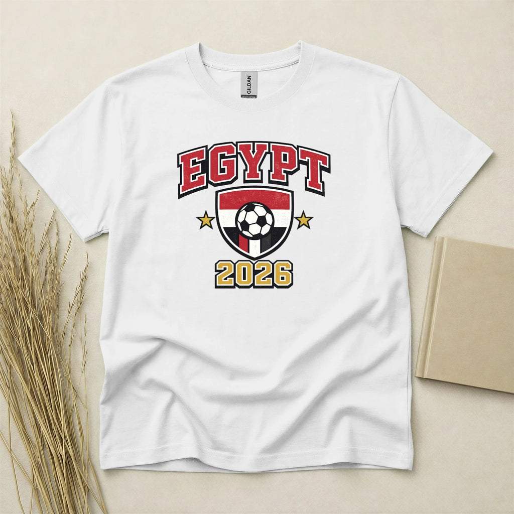 Egypt 2026 Football Fan T Shirt Soccer Supporters Gildan Cotton Family Top