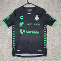 Santos Laguna Jersey Mens Medium Black Mexico Away Soccer Jersey Futbol Charly