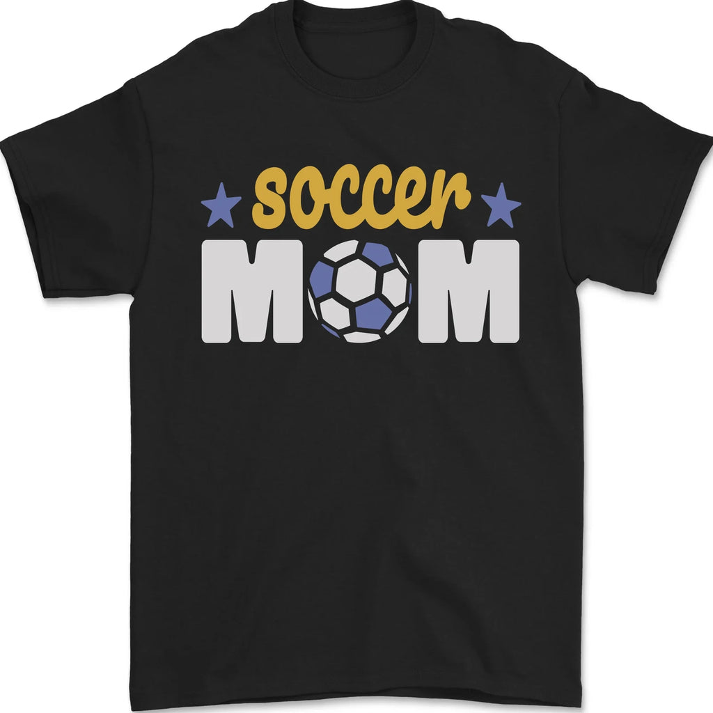Soccer Mum Mom Mens T-Shirt 100% Cotton