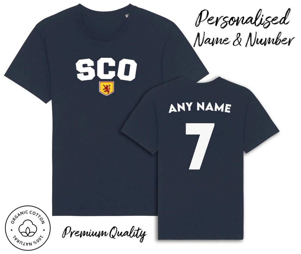 Scotland SCO T-Shirt Personalised Name & No World Cup 2026 Kit Jersey Football