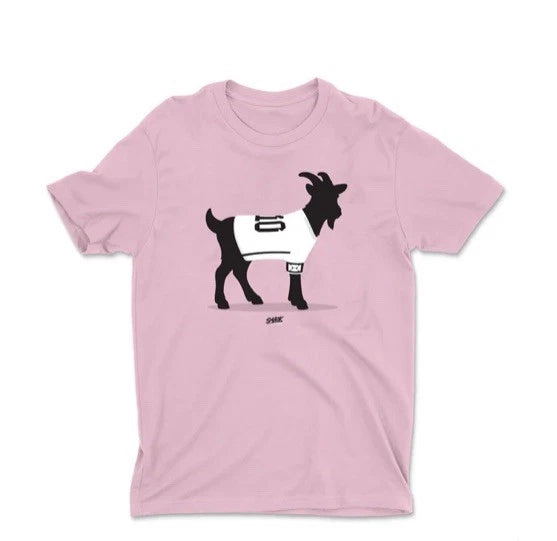 Pink T Shirt Goat 10 Messi Inter Miami - Football Futbol Soccer sz Adult Medium