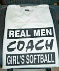 REAL MEN COACH GIRL'S SOCCER NOVELTY T TEE T-SHIRT DAD SZ 2XL NEW