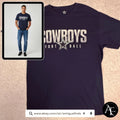 Dallas Cowboys Authentic Mens T-Shirt Navy Blue Football Star Logo Large L