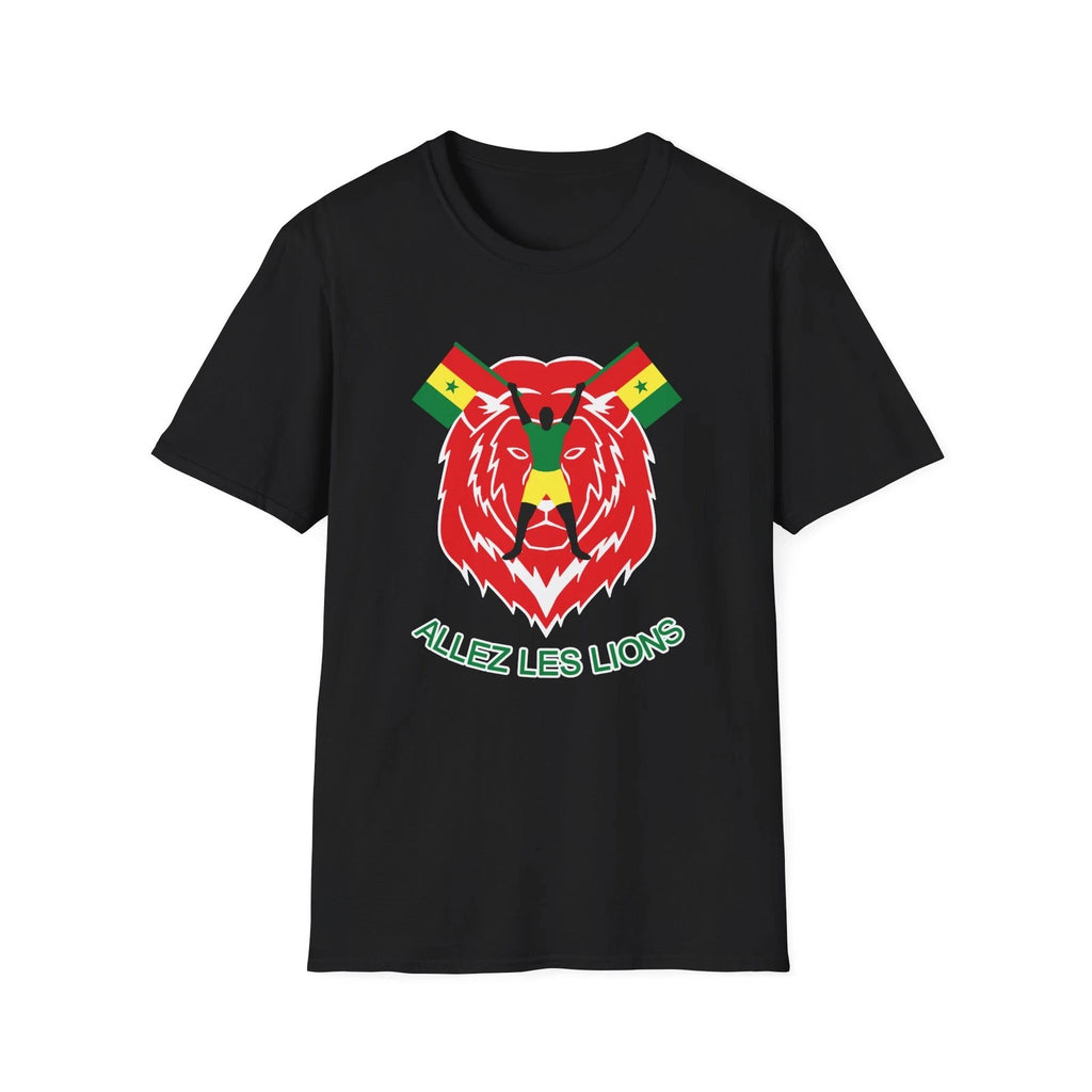 Senegal Fan T-Shirt Jersey, AFCON Champions Senegalese Soccer Allez Les Lions