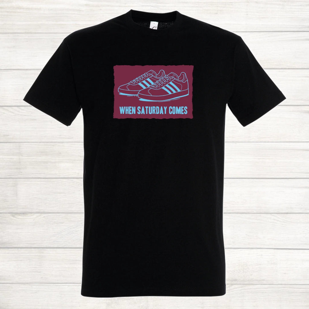 Aston Villa West Ham Burnley Casual Weekend Football Trainers Saturday T Shirt