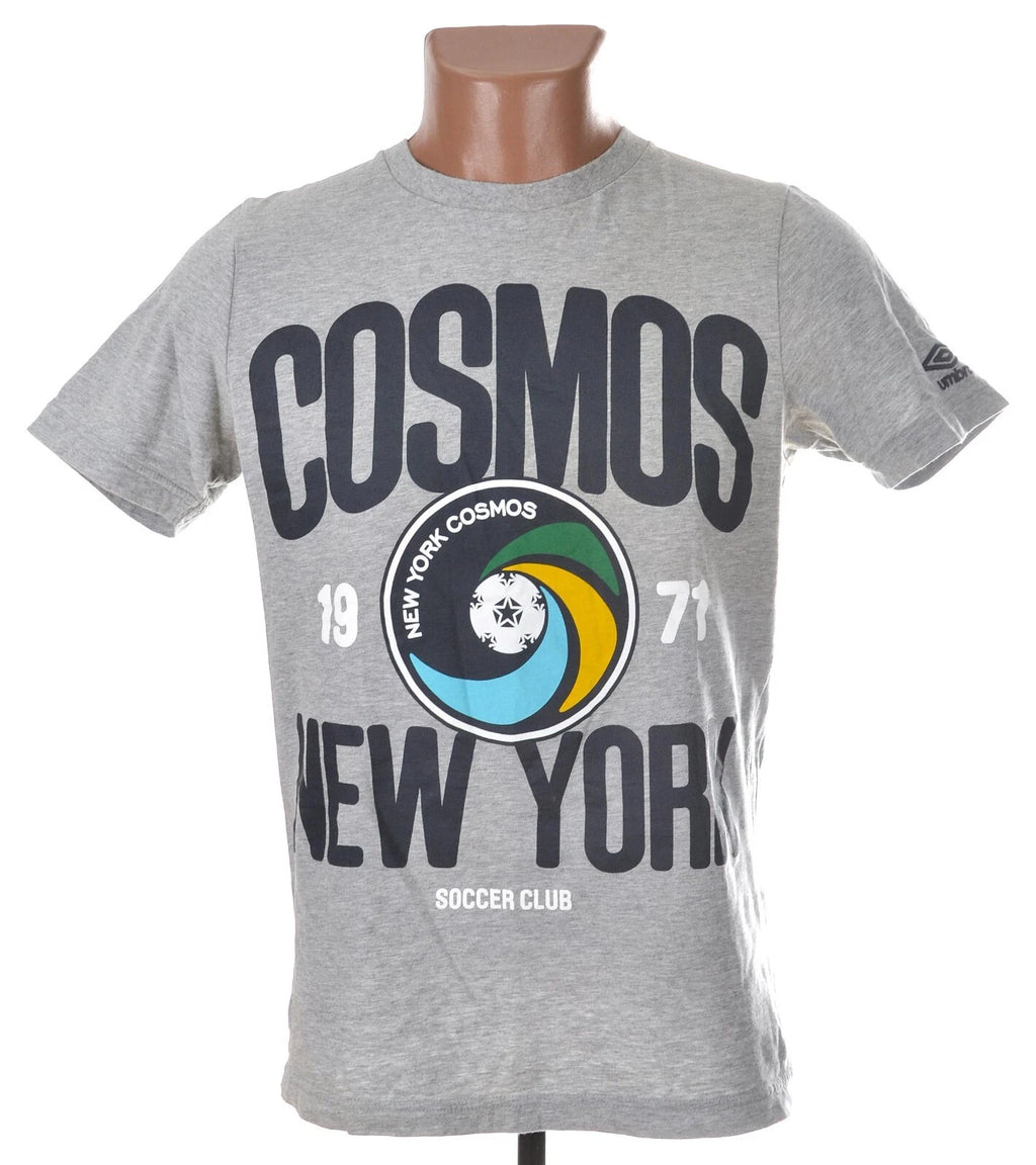 NEW YORK COSMOS 2010'S AWAY FOOTBALL COTTON TEE SHIRT SIZE S WOMEN