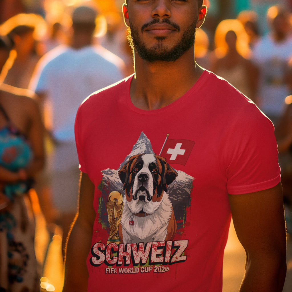 Switzerland 2026 World Cup T-Shirt | Suisse Football Tee | Unisex Graphic Tee