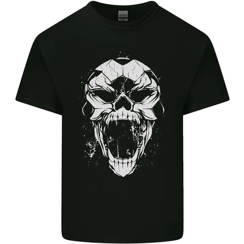 A Football Skull Footy Soccer Mens Light Cotton T-Shirt