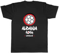 Personalised Albania 2024 Mens T-Shirt Football Soccer Supporter Fan Tee Gift