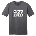 Custom Soccer Dad T-Shirt - Unisex Men's Personalized Sport Athlete Shirt