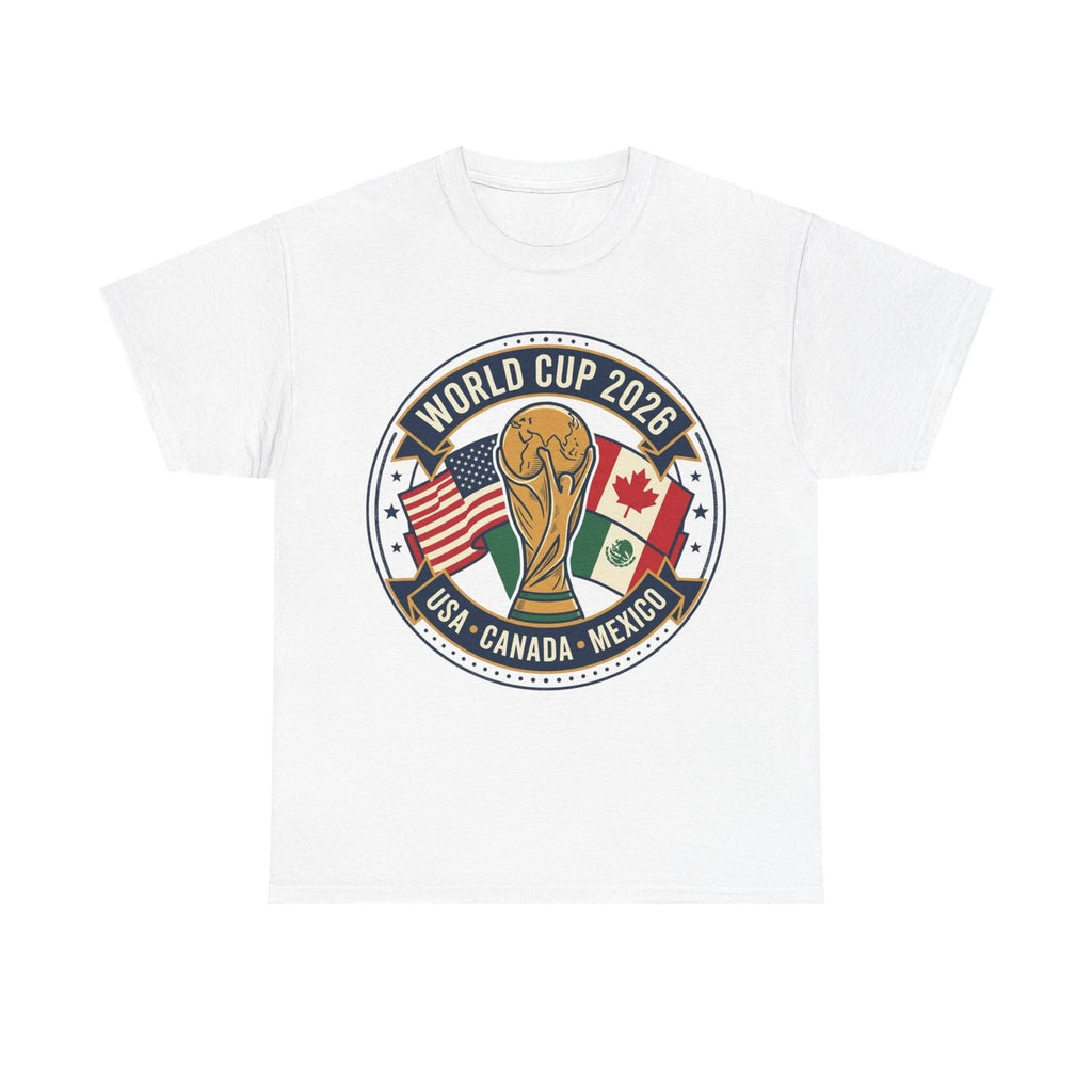 World Cup 2026 Crest T-Shirt | USA Canada Mexico Soccer Tournament| Soccer Lover