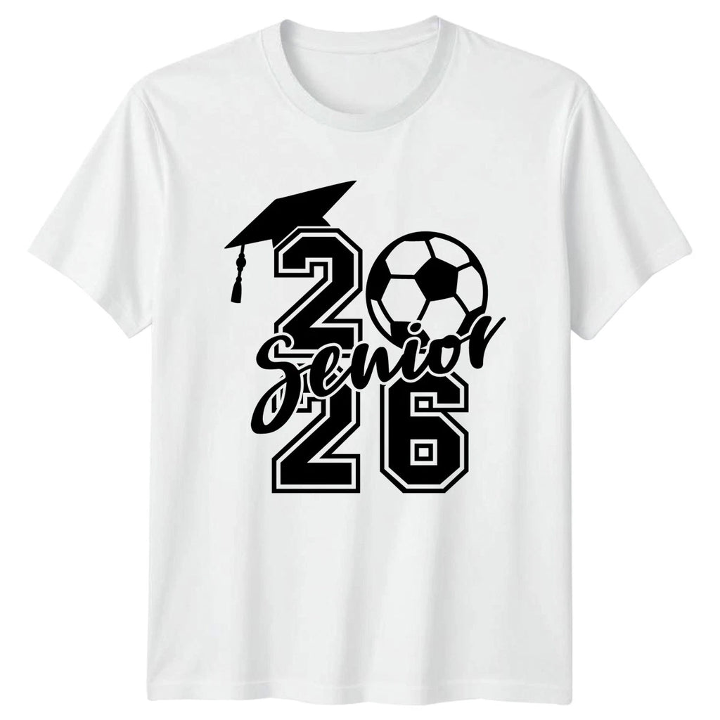 Senior 2026 T-Shirt Soccer Graduation Graduation Gift For Him And Her