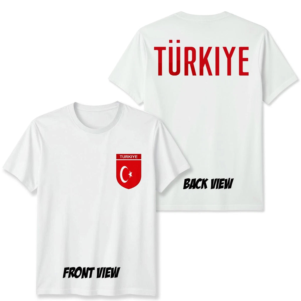 Turkiye Football Unisex Kids T-Shirt Country Pride Soccer Tee #WC