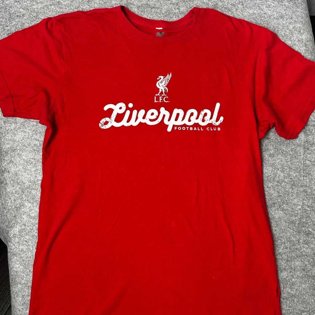 Liverpool FC Mens Red Graphic T-Shirt Official Merchandise Premier League Soccer