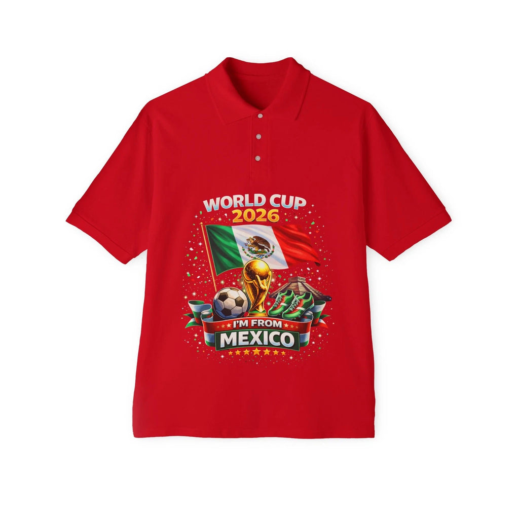 World Cup 2026 Mexico Flag Soccer Polo | I'm From Mexico Polo