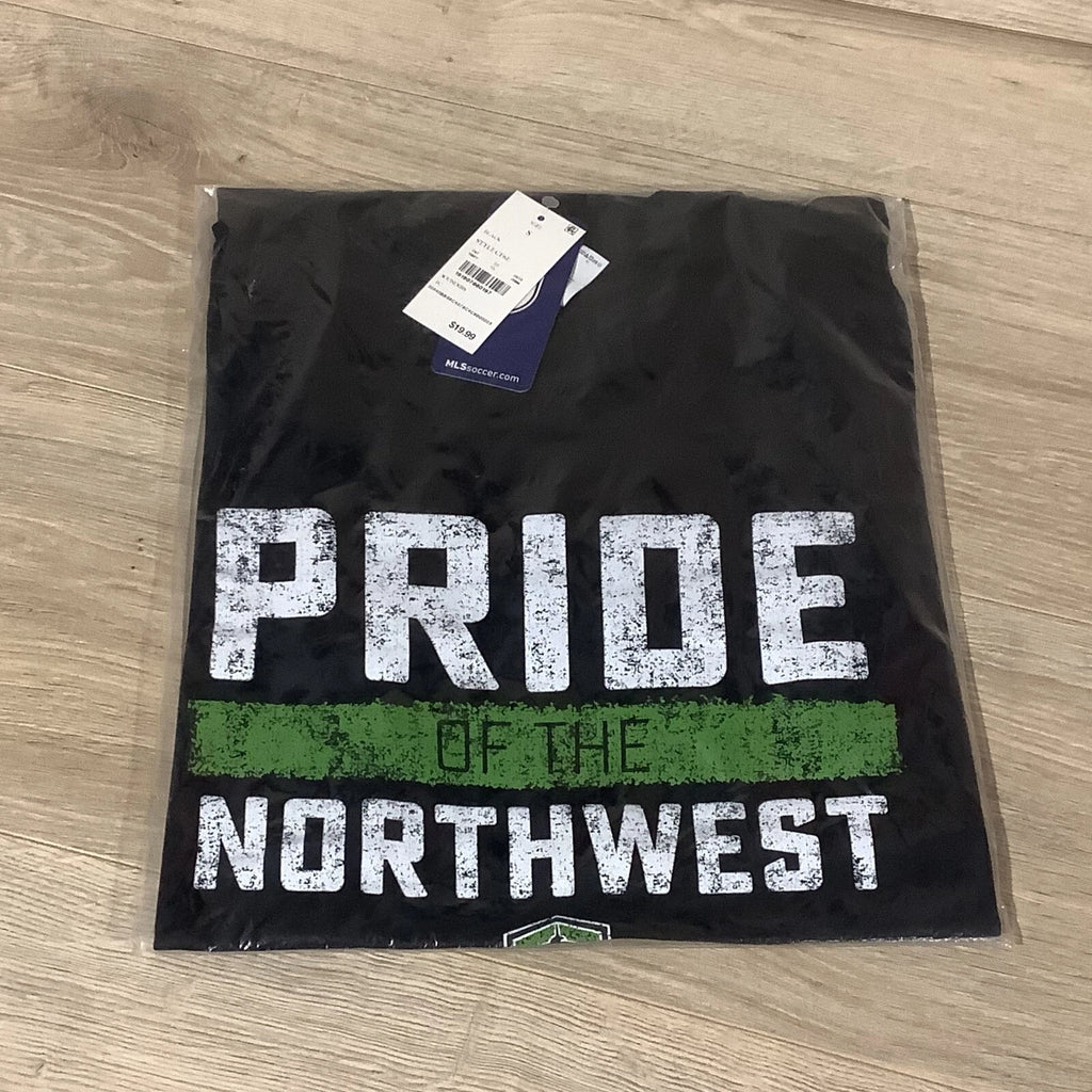 Seattle Sounders FC Soccer Shirt S MLS Futbol USA-Pride of Northwest -Rave Green