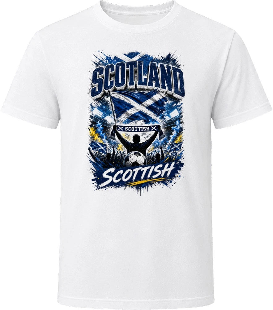 Scotland Scottish Soccer Football National Supporters T Shirt