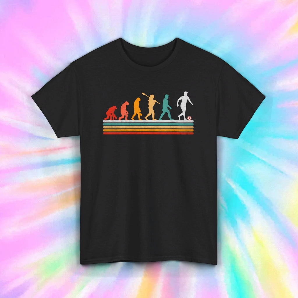 Evolution Soccer Shirt | Retro Sports Lover Graphic Tee | Soccer Player Gift