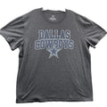 Dallas Cowboys T-Shirt Men's XL Gray Retro Football Sportswear Training Athletic