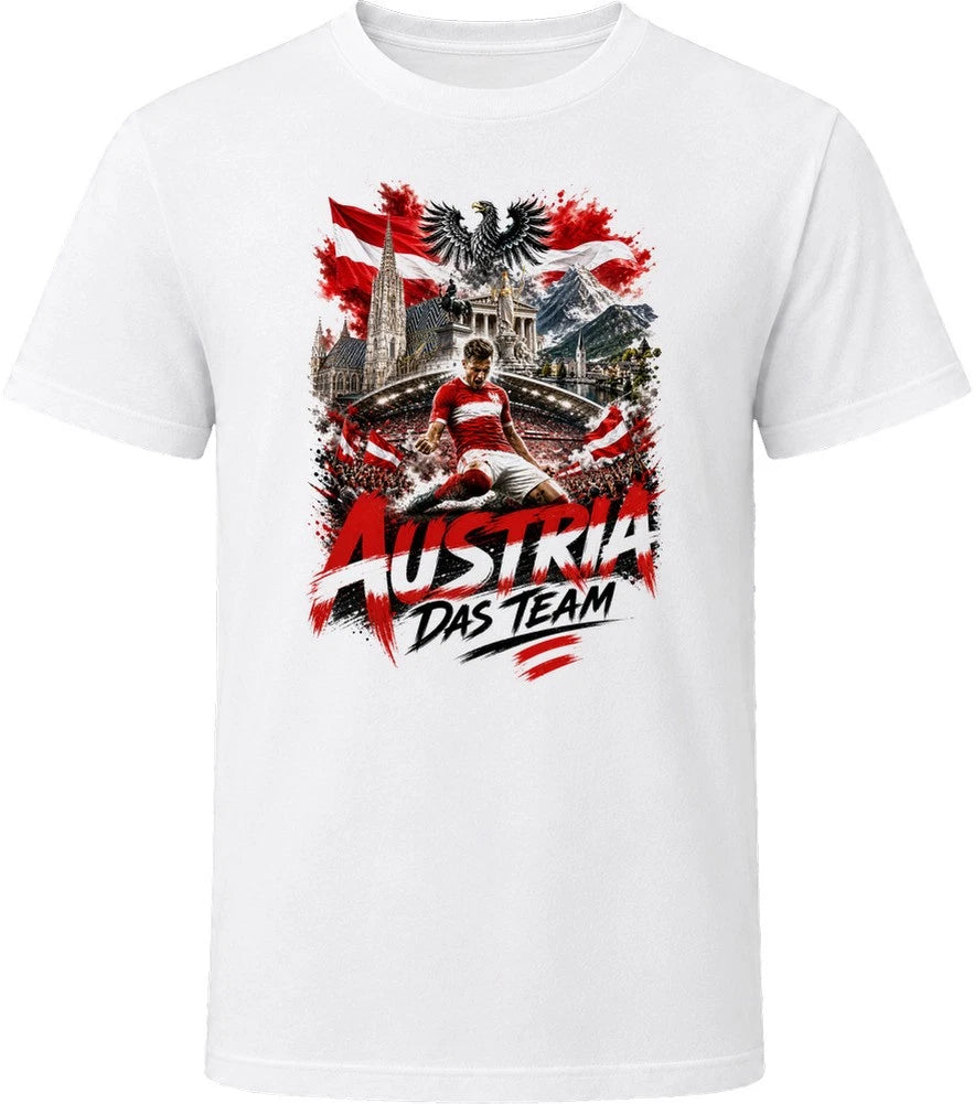 Austria Das Team Soccer Football 2026 National Pride T Shirt