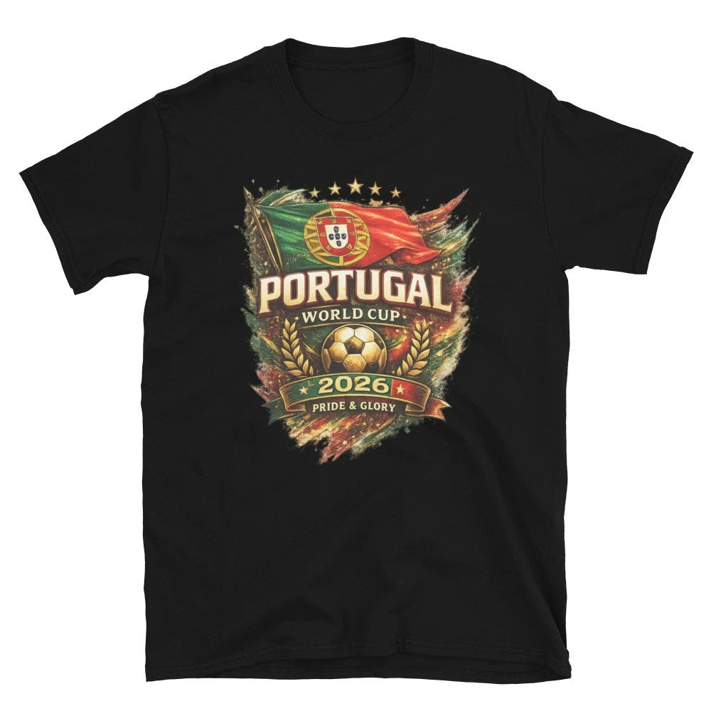 Portugal Pride & Glory | Vintage Football Supporter Tee Unisex