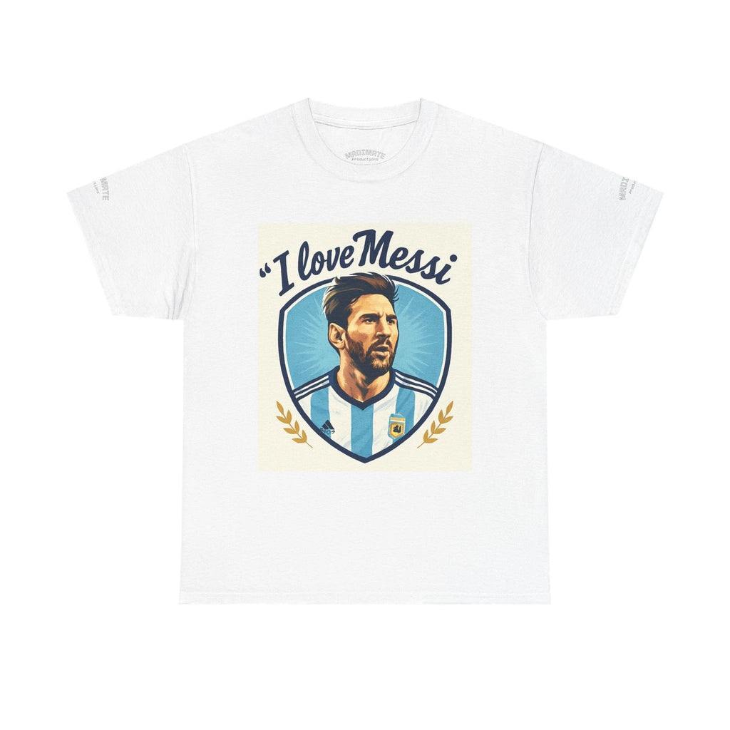 I Love Messi Unisex Heavy Cotton Tee - Perfect Soccer kids Fan Gift