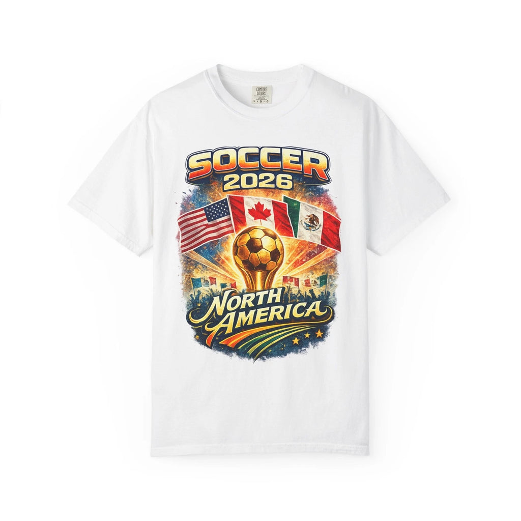 Soccer 2026 North America T-shirt | USA Canada Mexico Flags