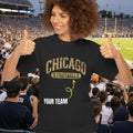 Vintage 2026 Football Playoffs Game Day T-Shirt, Retro Sports Graphic Tee