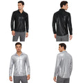 Mens Shirt Party Blouse Lapel Top Work Turn-down Collar Dating Front Button-up