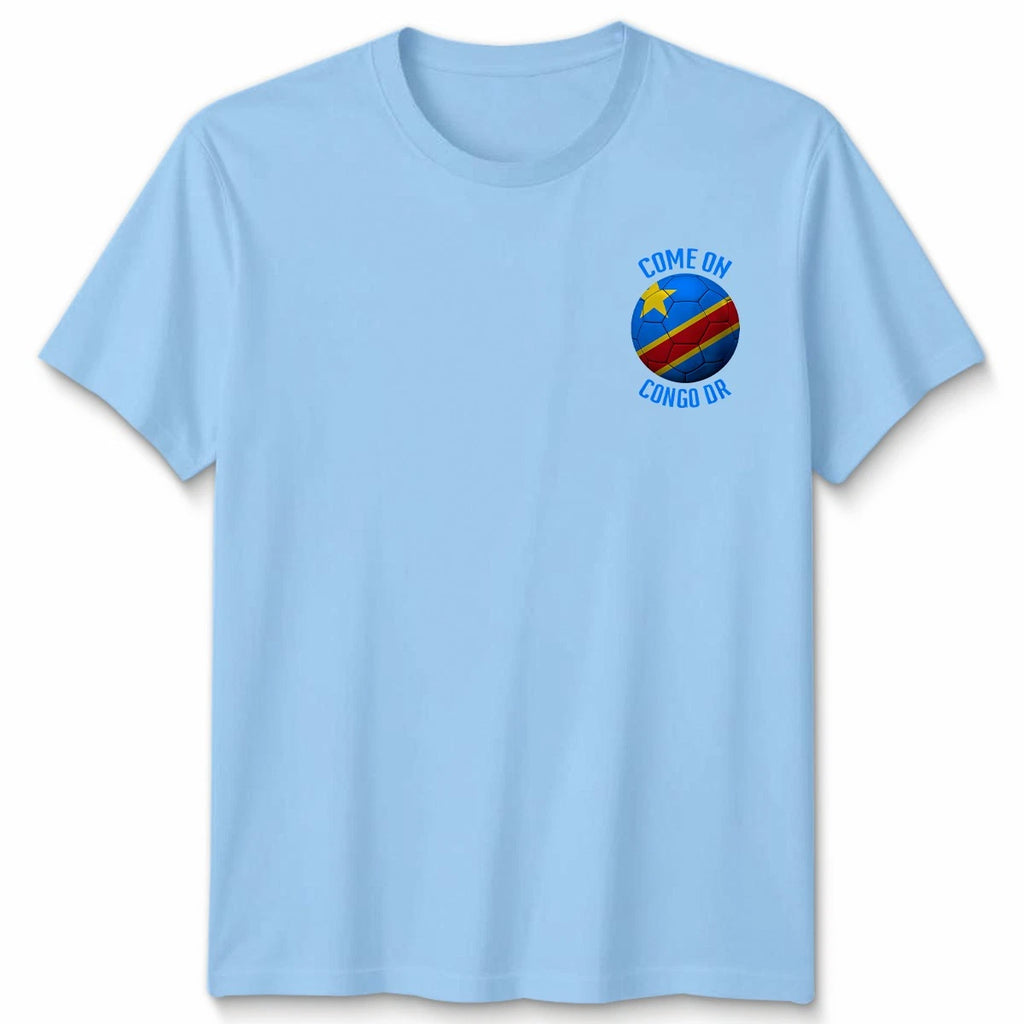 Come On Congo DR Football Unisex Kids T-Shirt Country Pride Soccer Tee #WC