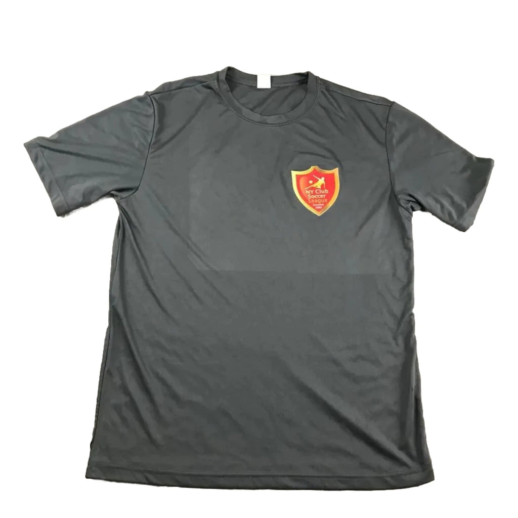 NY Club Soccer League Shirt Mens Medium Gray 2015 Finals Short Sleeves Tee