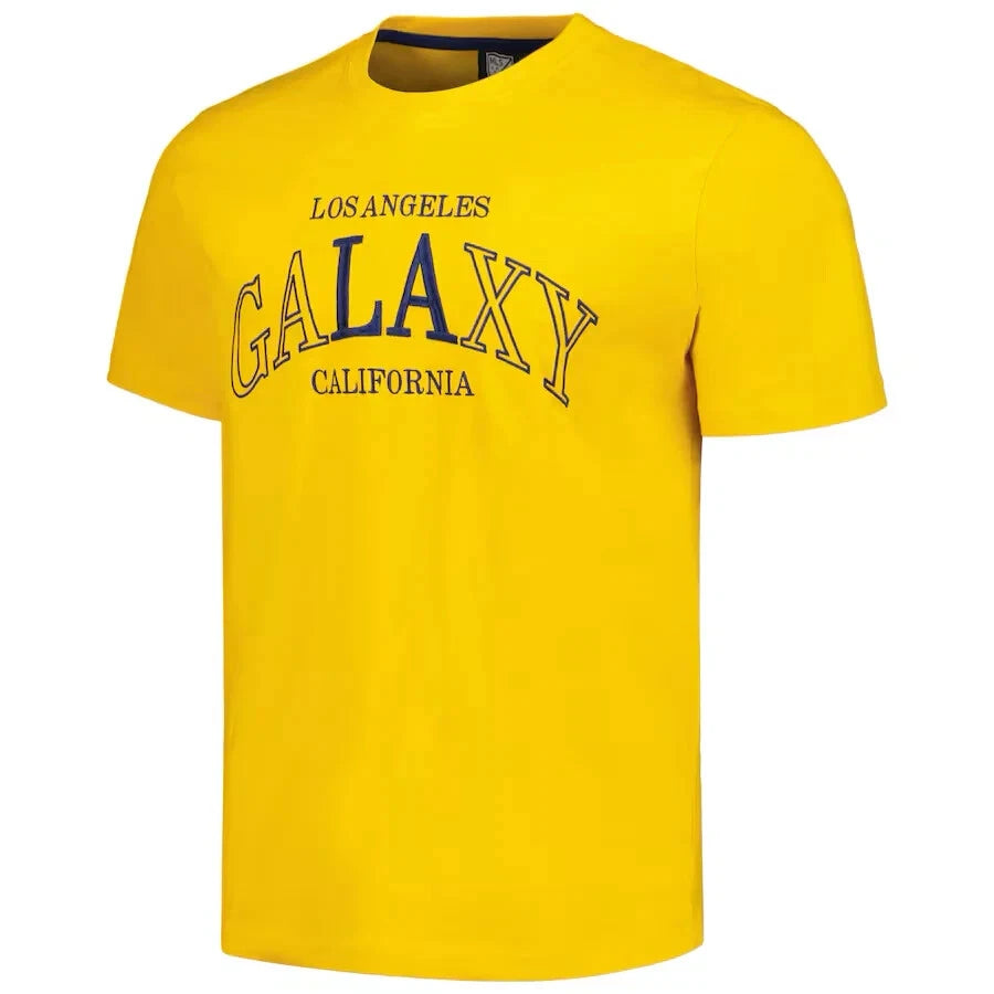 LA Galaxy Men's Heavy Relaxed Fit Tee, Yellow, M