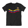 Mens COLOMBIA Retro Strip Copa America Football Tee 2026 Columbian T-Shirt